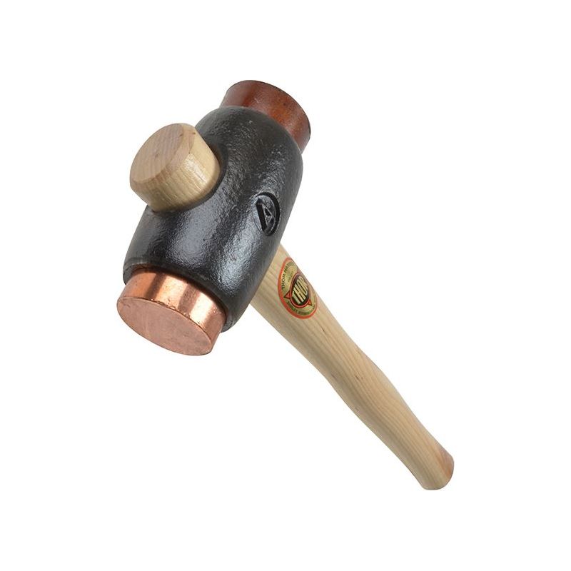 Thor 216 Copper / Hide Hammer Size 4 (50mm) 2380g Thor - Dynamic Drive