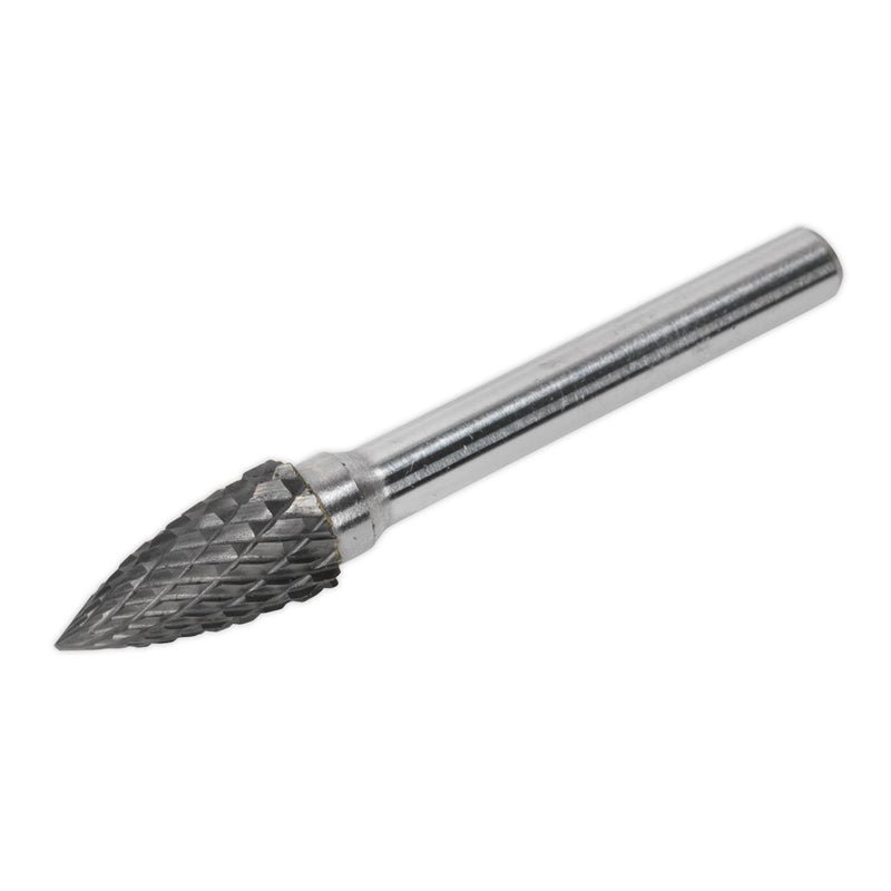 Sealey Tungsten Carbide Rotary Burr Arc Pointed Nose 10mm SDB03 Sealey - Dynamic Drive