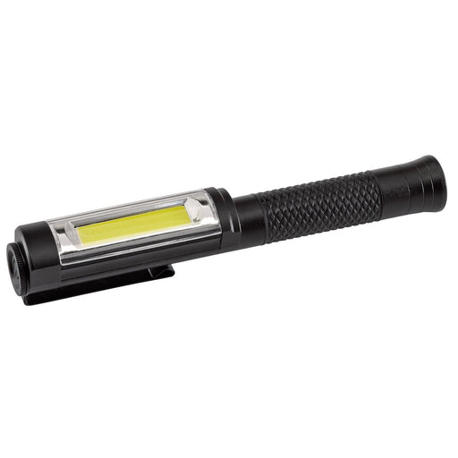 Draper COB LED Rechargeable Aluminium Pen Torch, 5W 90101 Draper - Dynamic Drive