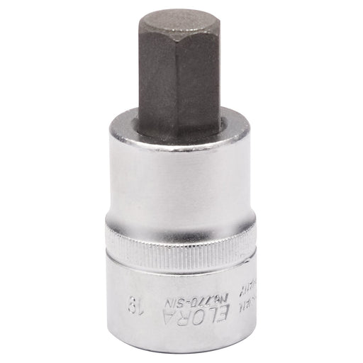 Draper Elora Hexagon Screwdriver Socket, 3/4" Sq. Dr., 19mm 15554 Draper - Dynamic Drive