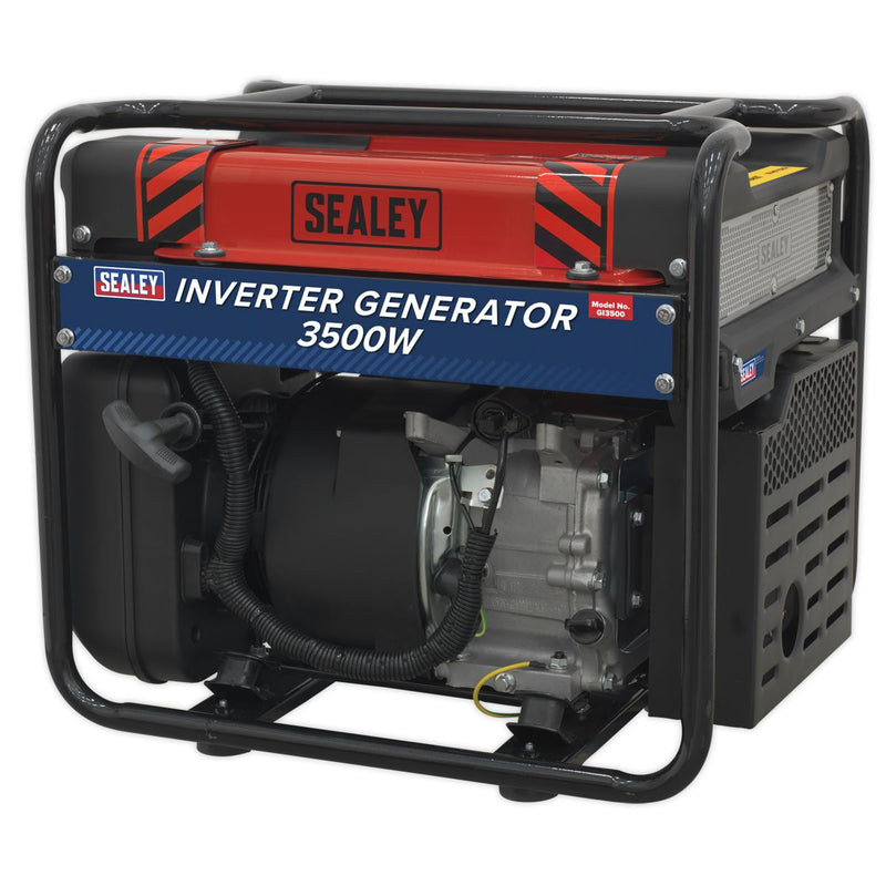 Sealey Inverter Generator 3500W 230V 4-Stroke Engine GI3500 Sealey - Dynamic Drive