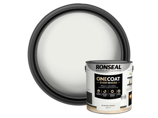 Ronseal One Coat Everywhere Interior Winter Frost Matt 2.5 litre Ronseal - Dynamic Drive