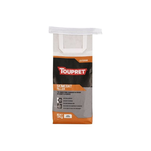 Toupret Exterior Skimcoat Filler 5kg Toupret - Dynamic Drive