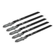 Sealey Jigsaw Blade General Wood 75mm 12tpi Pack of 5 SJBT119BO Sealey - Dynamic Drive