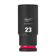 Milwaukee Hex Socket Shw 1/2 Deep 23Mm-1Pc 4932480341 Milwaukee - Dynamic Drive