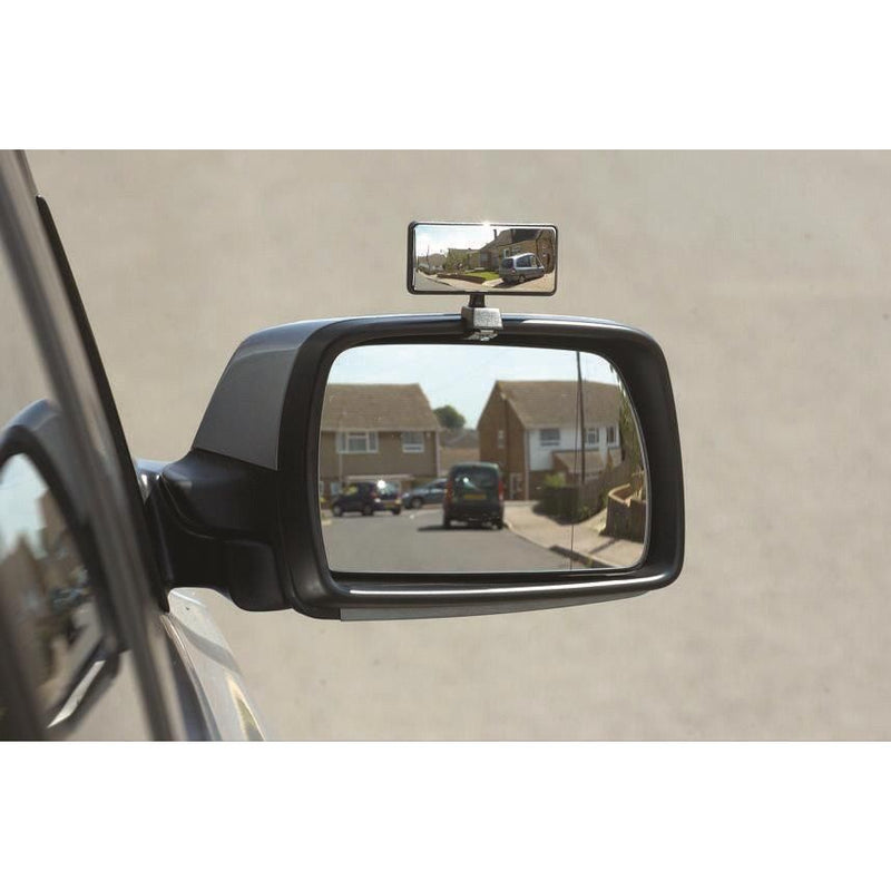Summit Dangerzone Safety Mirror - Towing / Reversing for Cars & Vans - Clip On Summit  - Dynamic Drive