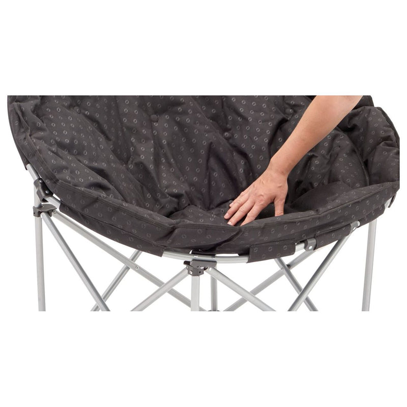 Outwell Casilda Camping Moon Chair Camping Moon Black Folding Outwell - Dynamic Drive