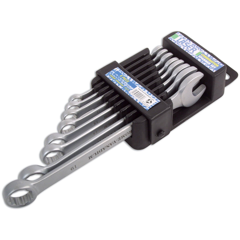 Laser Combination Spanner Set 8 - 19mm 8pc 1571 Laser - Dynamic Drive