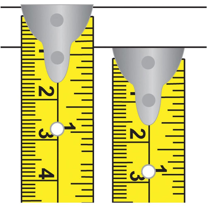 Silverline Hi-Vis Contour Tape 8m / 26ft x 25mm Silverline - Dynamic Drive
