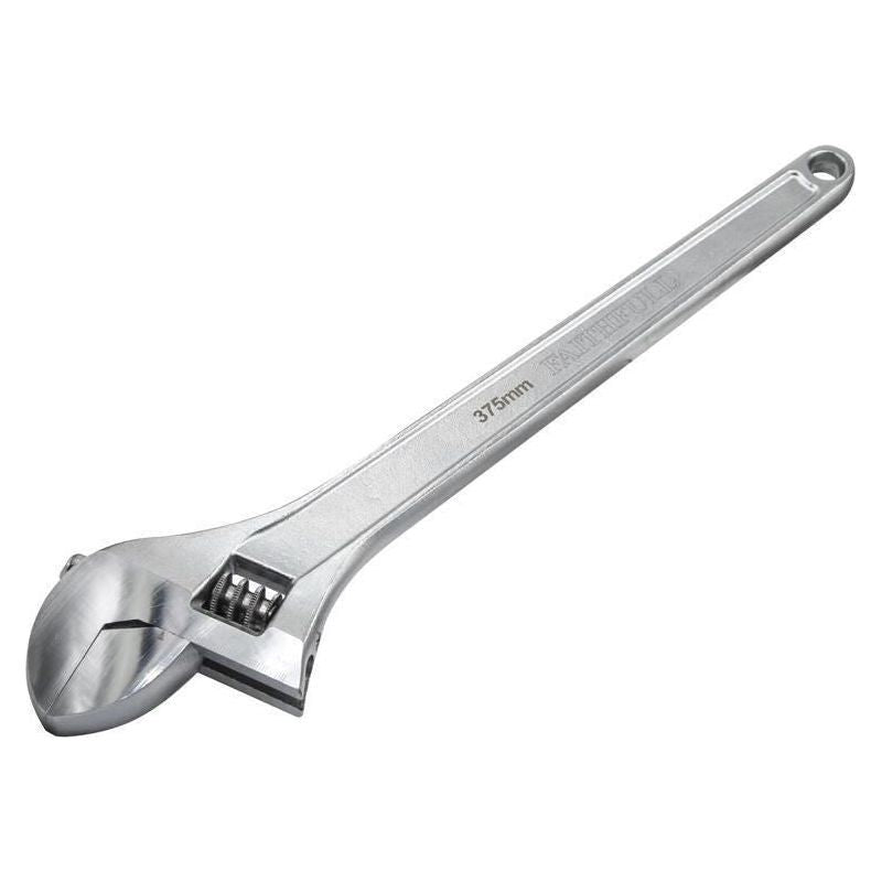 Faithfull Chrome Adjustable Spanner 375mm (15in) Faithfull - Dynamic Drive