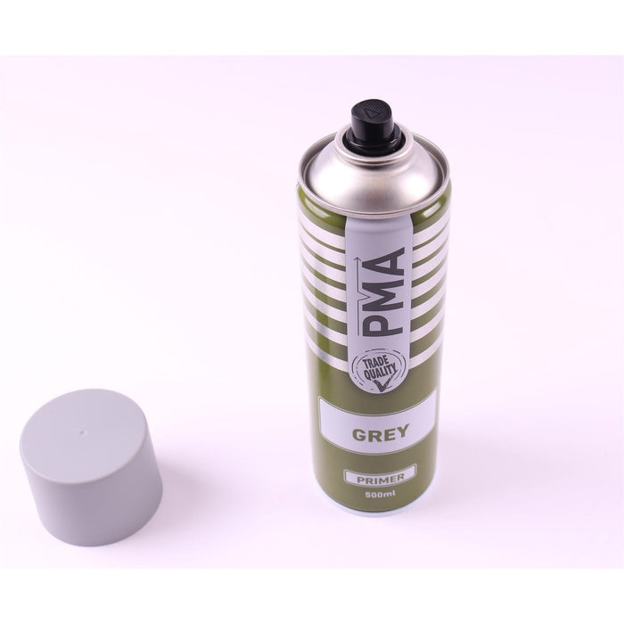 12x Autotek Professional Grey Primer 500Ml Spray Paint High Coverage Autotek - Dynamic Drive