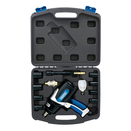 Draper Air Impact Wrench Kit, 1/2" Sq. Dr. (14 Piece) 83985 Draper - Dynamic Drive