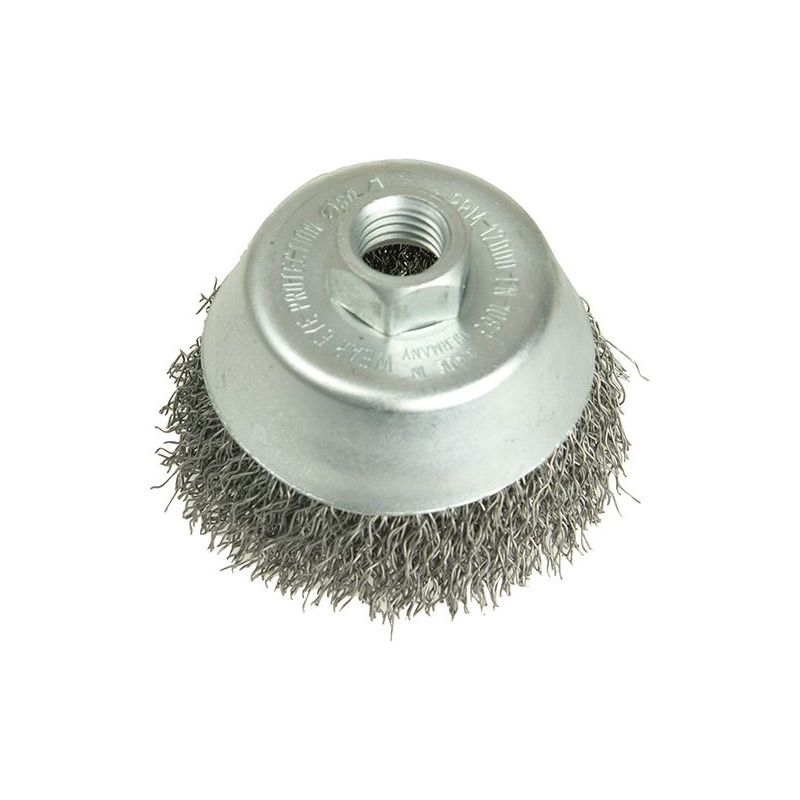 Lessmann Cup Brush 75mm M14, 0.35 Steel Wire Lessmann - Dynamic Drive