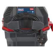 Sealey Garage Vacuum 1500W with Remote Control Wall Mounting GV180WM Sealey - Dynamic Drive