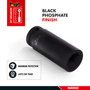 Teng Tools 1/2" Deep Impact Socket DIN Metric 18mm Teng Tools - Dynamic Drive