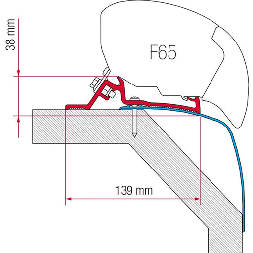 Fiamma Kit for Laika Rexosline F65S Awning Fiamma - Dynamic Drive