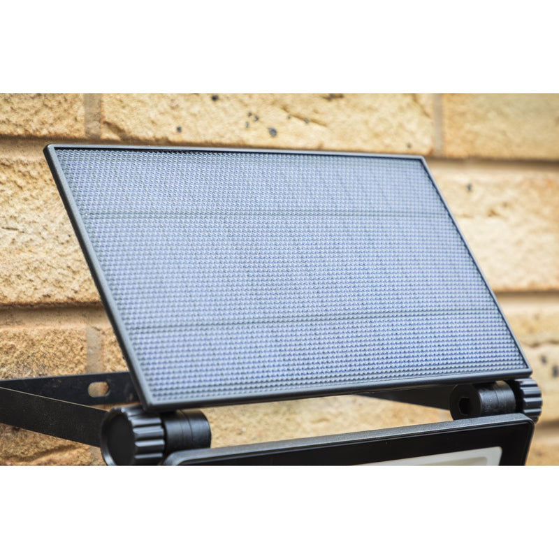 Sealey Extra-Slim Solar Floodlight with Wall Bracket 30W SMD LED LED30S Sealey - Dynamic Drive