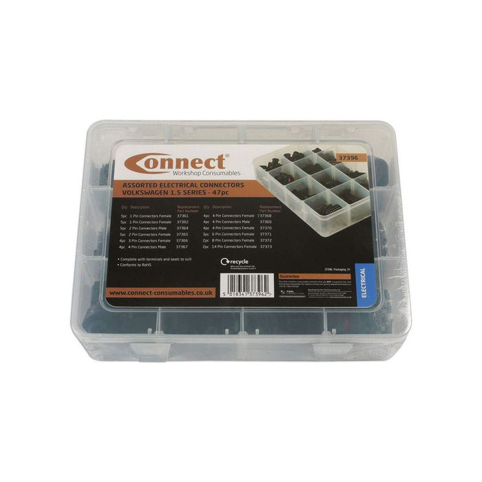 Connect Assorted for VW Group Electrical Connector Kit 1.5 Series 47pc 37396 Tool Connection - Dynamic Drive