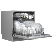 Baridi Tabletop Dishwasher 8 Place Settings 8L Capacity - Silver DH87 Baridi - Dynamic Drive