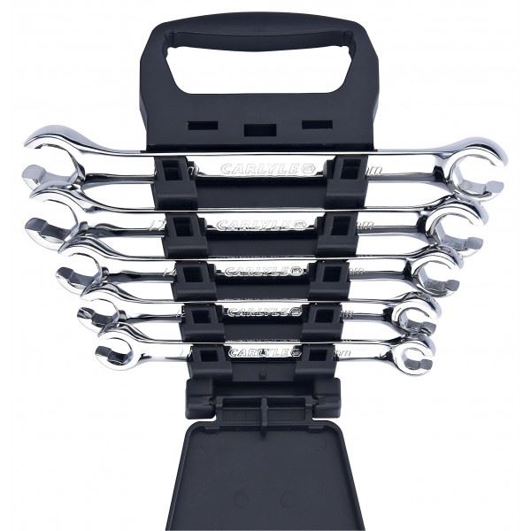 Carlyle Hand Tools Spanner Set - Flare Nut - Metric - 5 Piece Caryle Tools - Dynamic Drive