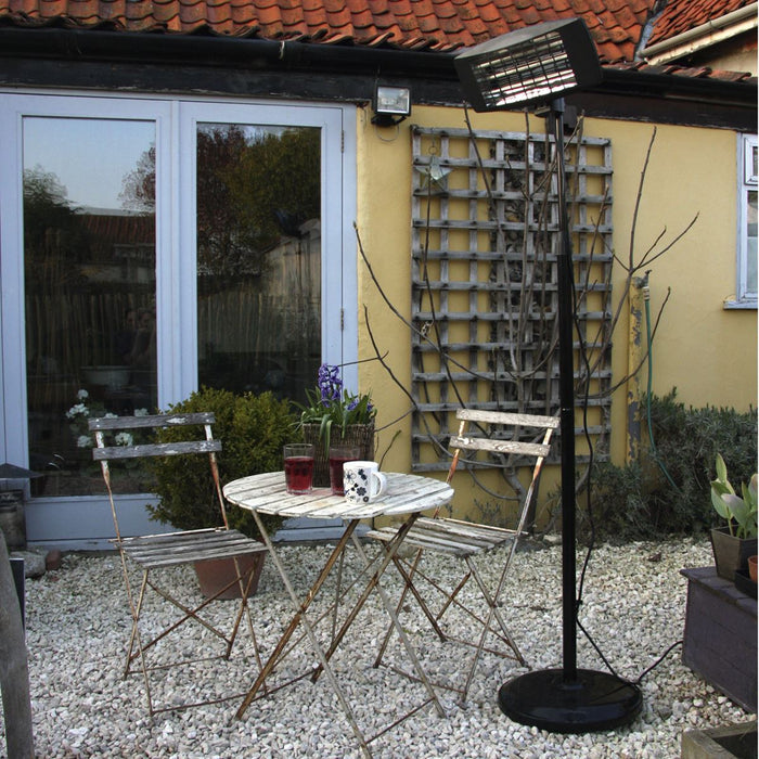 Sealey Infrared Quartz Patio Heater 2000W Telescopic Floor Stand IFSH2003 Sealey  - Dynamic Drive