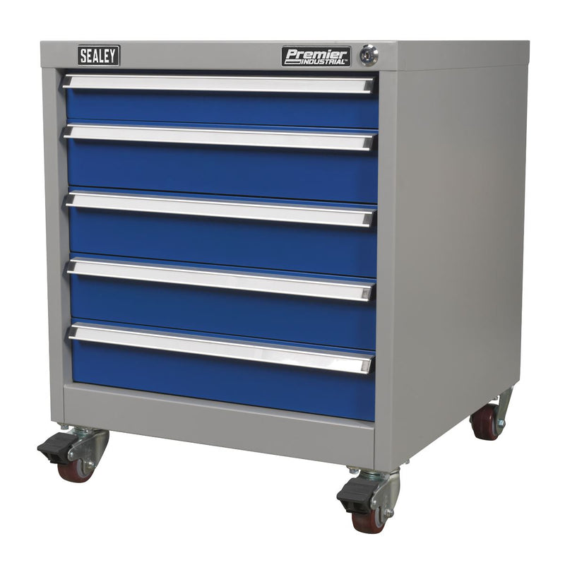 Sealey Mobile Industrial Cabinet 5 Drawer API5657A Sealey - Dynamic Drive