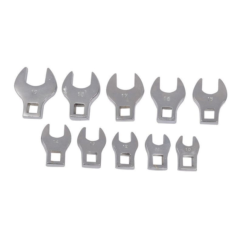 Silverline Crows Foot Spanner Set 10pce 10 - 19mm Silverline - Dynamic Drive