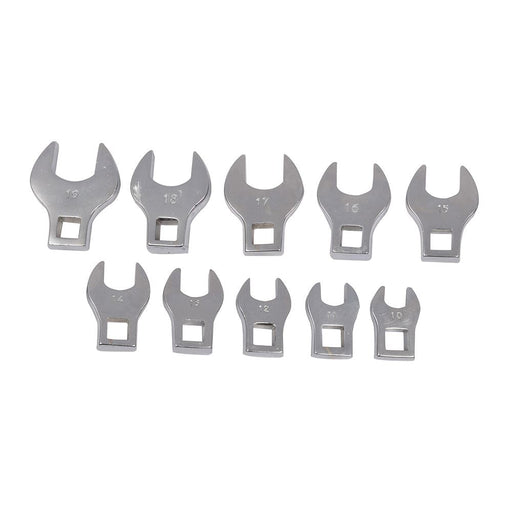 Silverline Crows Foot Spanner Set 10pce 10 - 19mm Silverline - Dynamic Drive