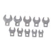 Silverline Crows Foot Spanner Set 10pce 10 - 19mm Silverline - Dynamic Drive