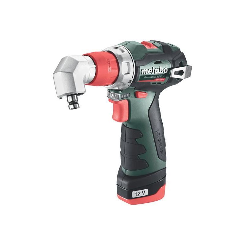 Metabo PowerMaxx BS BL Q Brushless Drill/Screwdriver 12V 2 x 2.0Ah Li-ion Metabo - Dynamic Drive