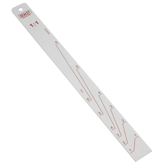 Sealey Aluminium Paint Measuring Stick 1:1/3:1 PA07 Sealey - Dynamic Drive