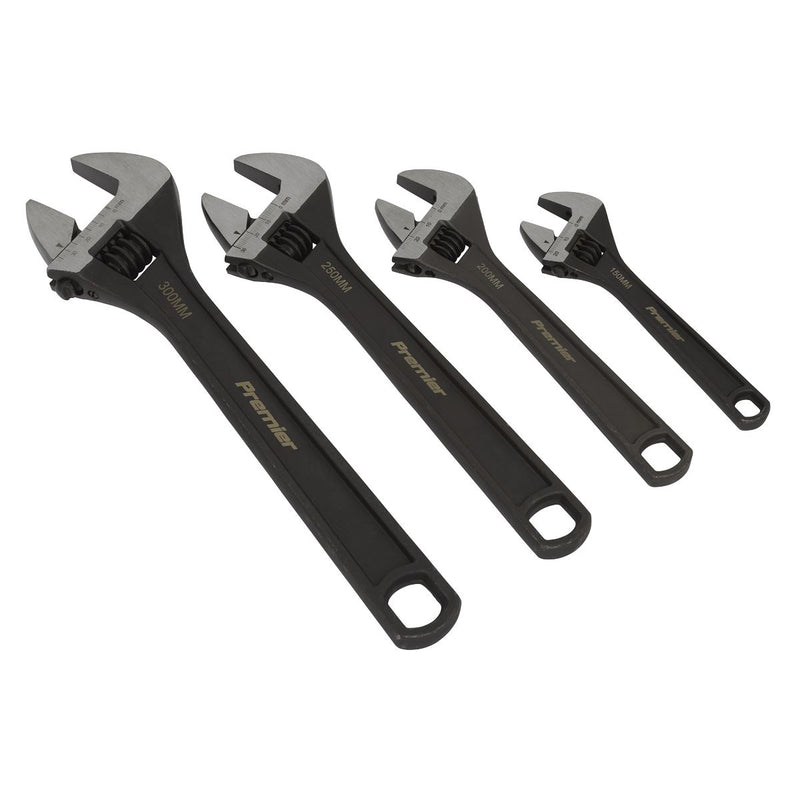 Sealey Adjustable Wrench Set 4pc AK9567 Sealey - Dynamic Drive