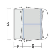 Outwell Parkville 200SA Inflatable Driveaway Campervan Awning Outwell - Dynamic Drive
