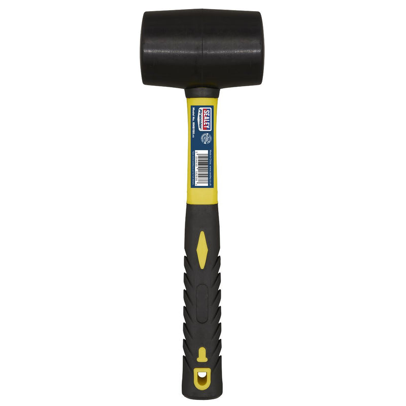 Sealey Rubber Mallet with Fibreglass Shaft 1.5lb RMB150 Sealey - Dynamic Drive