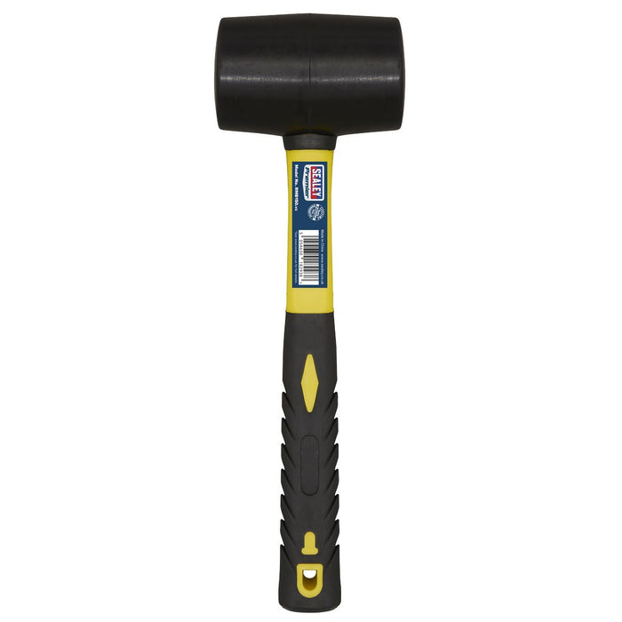 Sealey Rubber Mallet 1.5lb Fibreglass Shaft RMB150 Sealey  - Dynamic Drive