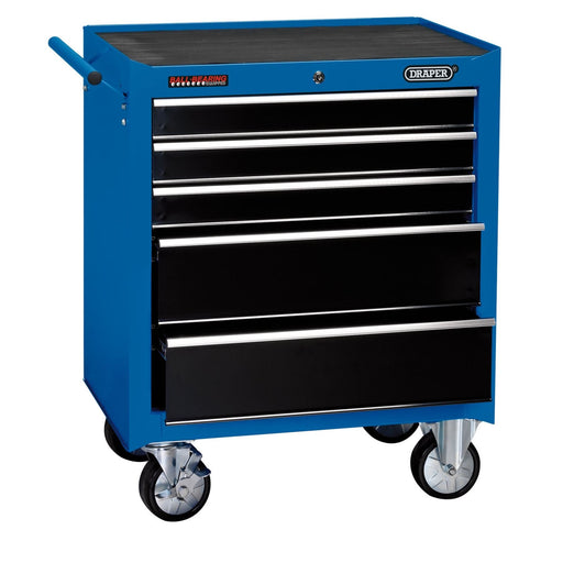 Draper Roller Tool Cabinet, 5 Drawer, 26", Blue 14978 Draper - Dynamic Drive