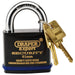 Draper Heavy Duty Padlock and 2 Keys with Super Tough Molybdenum Steel Shackle, Draper - Dynamic Drive