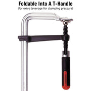 Teng Tools F-Type Clamp Swivel Handle 250 x 120mm Teng Tools - Dynamic Drive