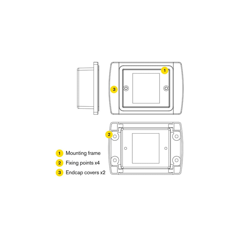 Ring Multi-function LCD Mounting Frame for RING Inverters Ring Automotive - Dynamic Drive