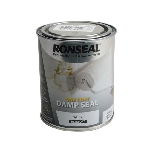 Ronseal One Coat Damp Seal White 750ml Ronseal - Dynamic Drive