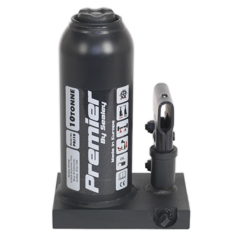 Sealey Premier Bottle Jack 10tonne PBJ10 Sealey  - Dynamic Drive