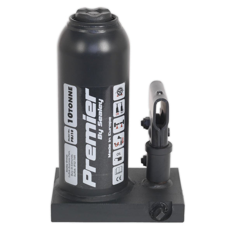 Sealey Premier Bottle Jack 10 Tonne PBJ10 Sealey - Dynamic Drive