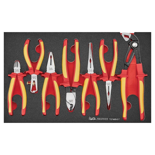 Teng Tools Insulated Plier Set FOAM3 7 pieces Teng Tools - Dynamic Drive