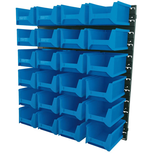 Draper 24 Bin Wall Storage Unit, Large Bins 06797 Draper - Dynamic Drive