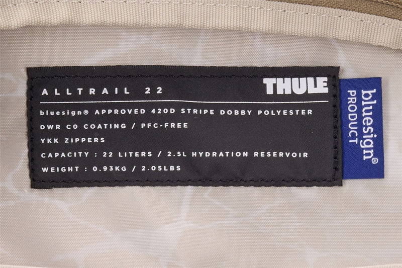 Thule AllTrail hydration pack 22L Faded Khaki tan Thule - Dynamic Drive