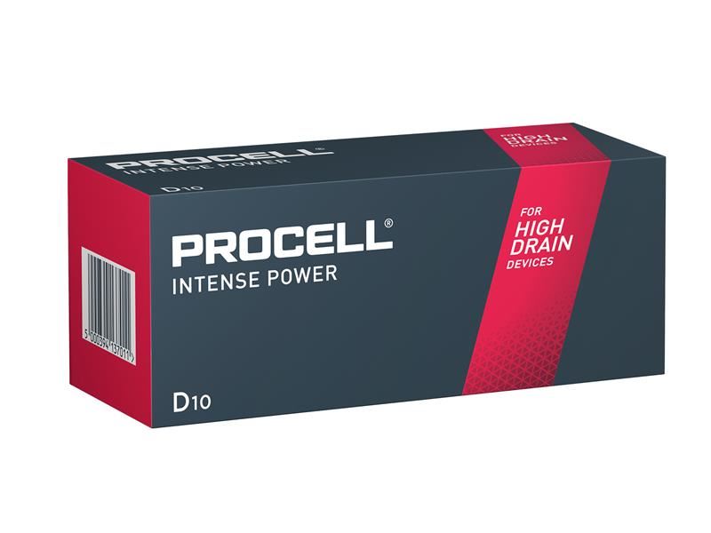 Duracell D Cell PROCELL® Intense Alkaline Batteries (Pack 10) Duracell - Dynamic Drive