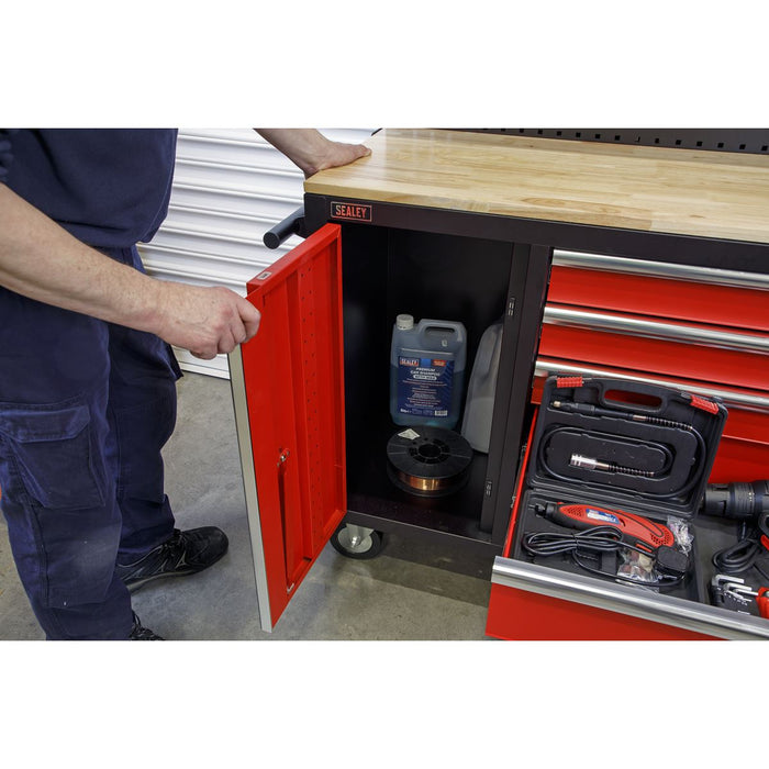 Sealey Mobile Workstation 10 Drawer with Backboard AP6310 Sealey - Dynamic Drive