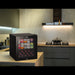 Baridi 50L Table Top Beer & Drinks Mini Fridge 3-10C Light Black & Glass Baridi  - Dynamic Drive