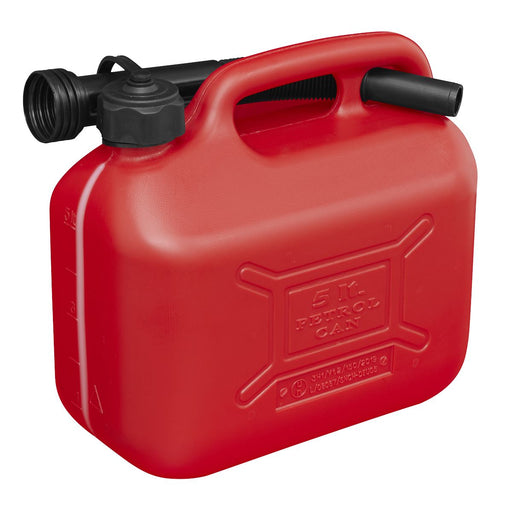 Sealey Fuel Can 5L Red JC5R Sealey - Dynamic Drive