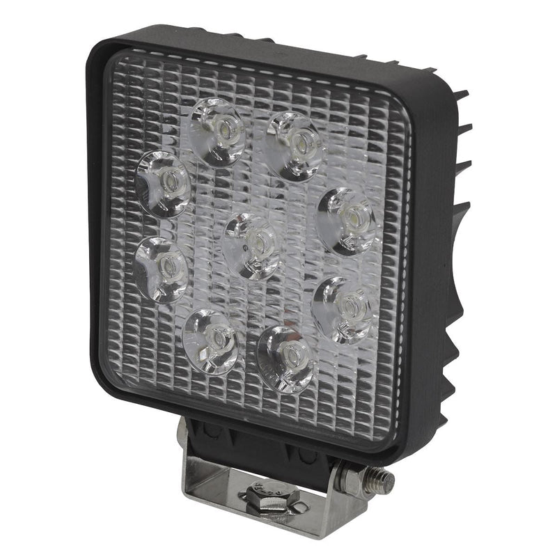 Sealey Square Worklight with Mounting Bracket 27W SMD LED LED3S Sealey - Dynamic Drive